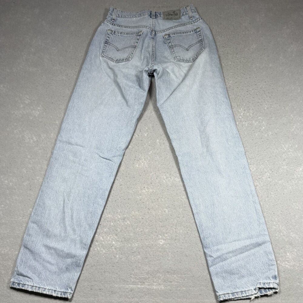 Vintage Levi's Silvertab Jeans Women’s Size 7/8 Loose Fit Light Blue Denim - Picture 10 of 16